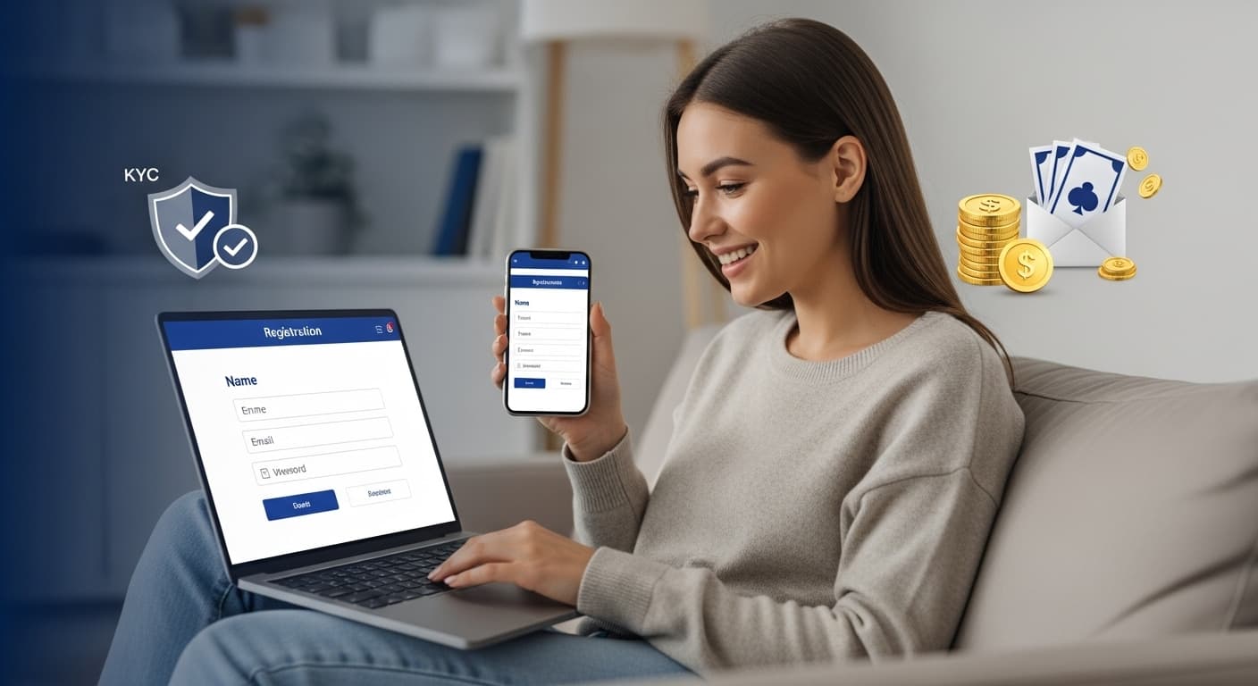 Kaip užsiregistruoti internetiniame kazino: žingsnis po žingsnio vadovas image