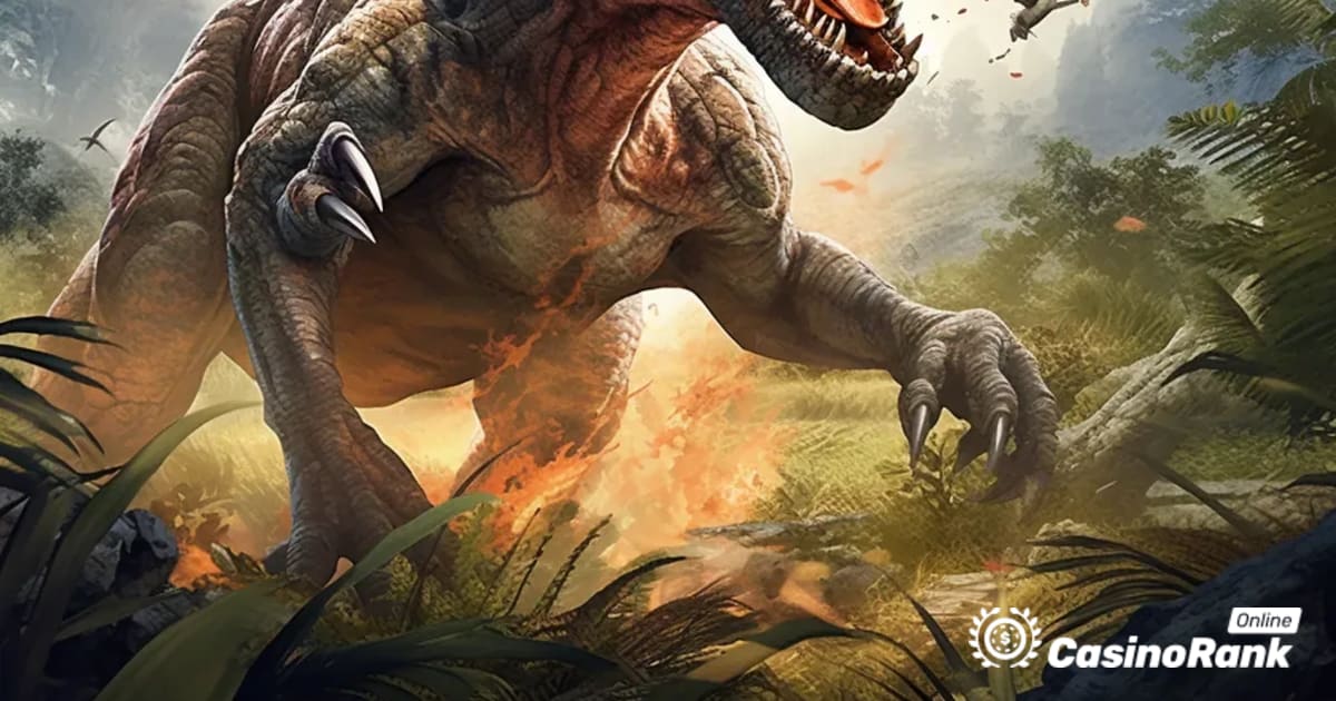 „Playn GO“ pristato „Raging Rex 3“ su trimis įdomiais nemokamo sukimosi režimais