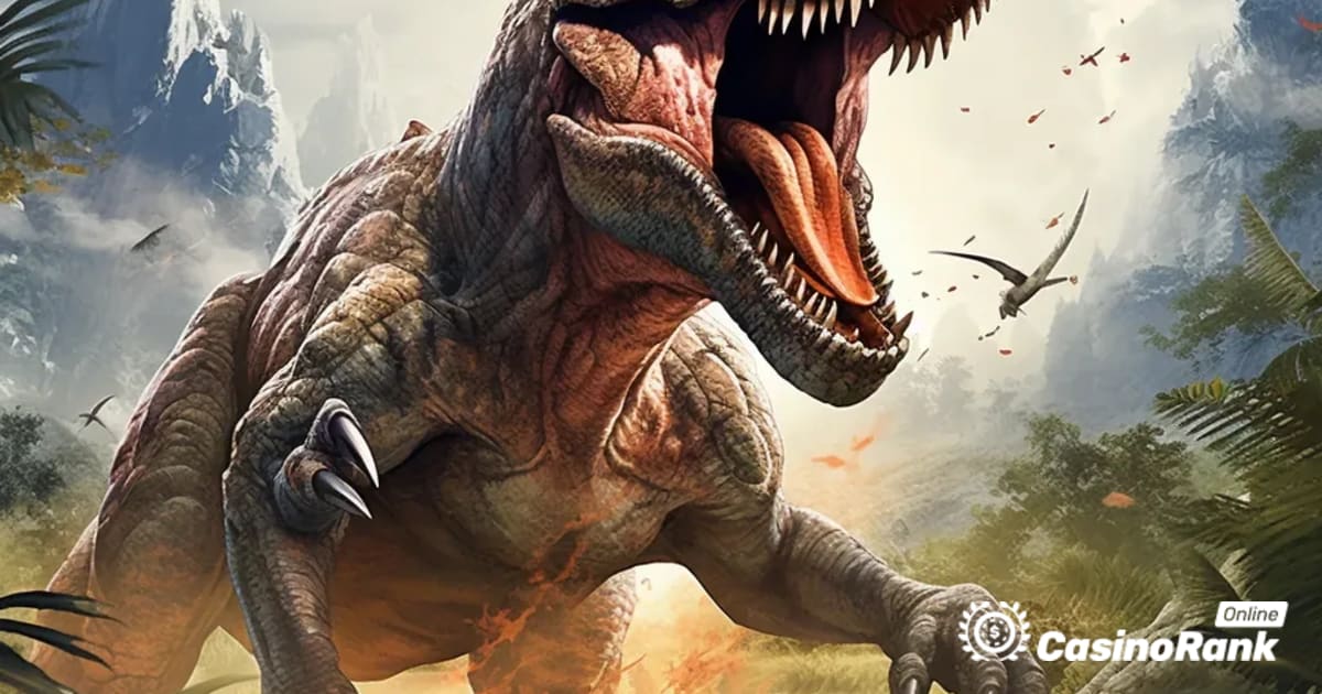 „Playn GO“ pristato „Raging Rex 3“ su trimis įdomiais nemokamo sukimosi režimais