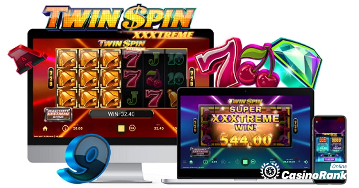 „NetEnt“ pristato nuostabų „Twin Spin XXXtreme“ lošimo automatą