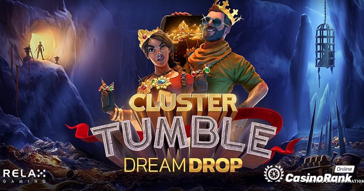 Pradėkite epinį nuotykį su „Relax Gaming“ „Cluster Tumble Dream Drop“.
